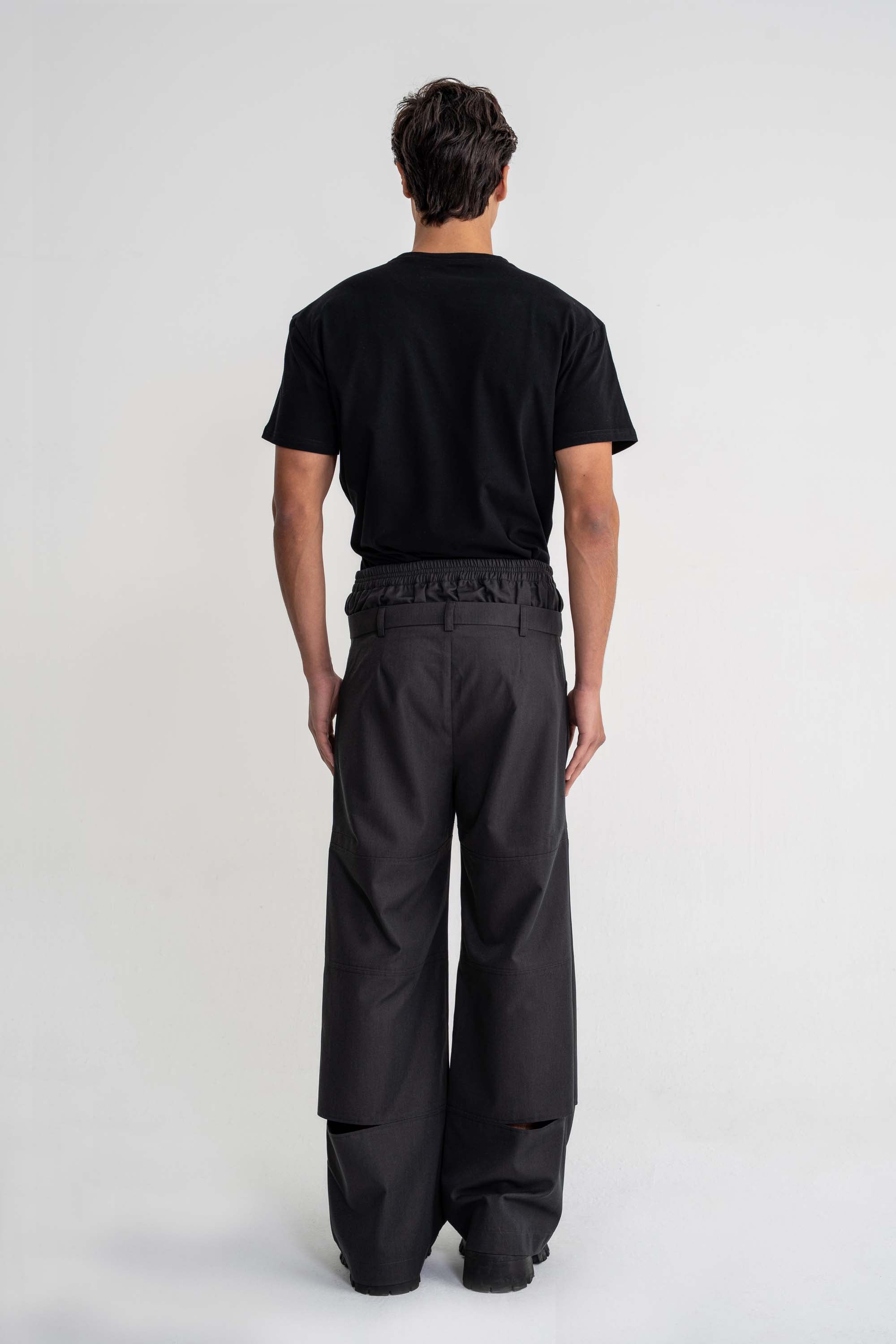 boxer bel katmanlı gabardin pantolon
