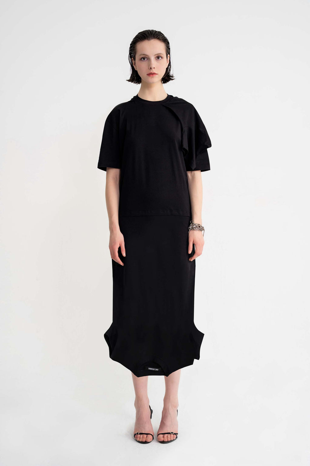 t-shirt elbise